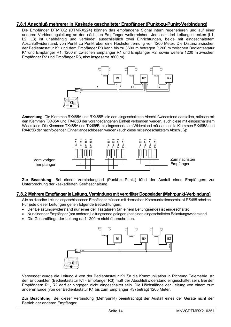 Videotec DTMRX2 User Manual | Page 84 / 96