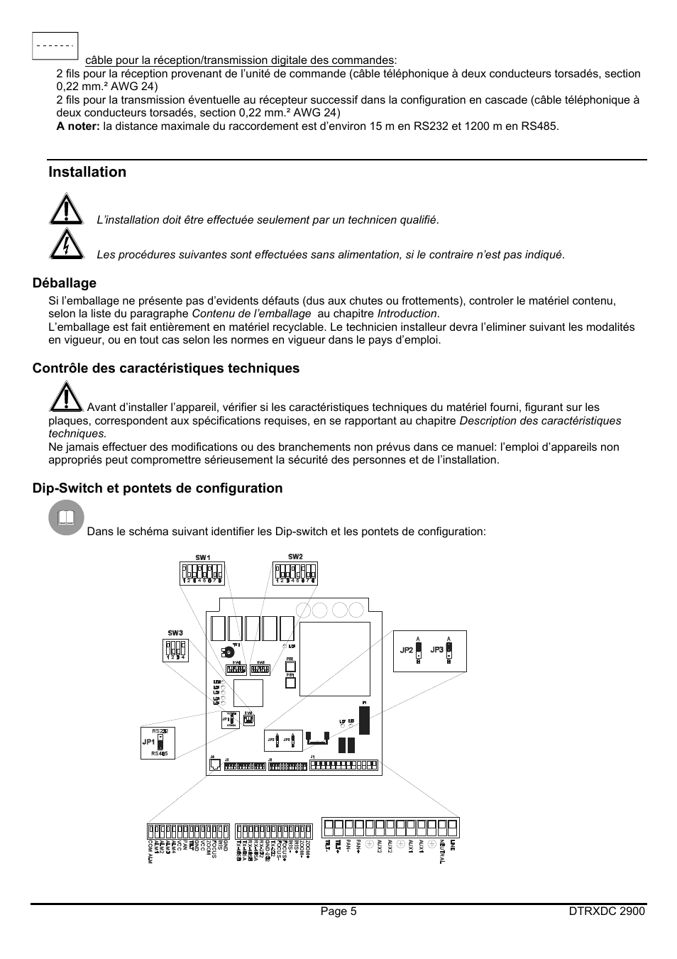 Videotec DTRXDC User Manual | Page 41 / 68