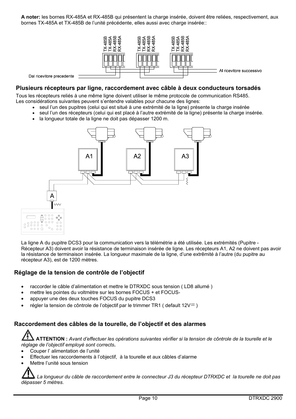 Videotec DTRXDC User Manual | Page 46 / 68