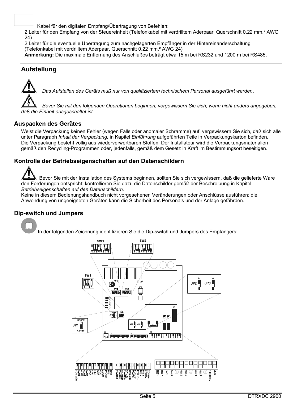 Videotec DTRXDC User Manual | Page 57 / 68