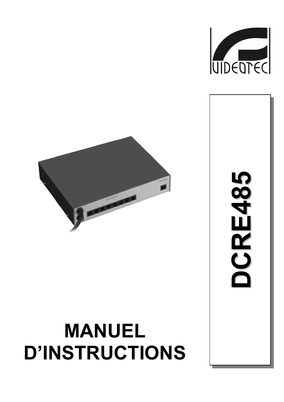Francais | Videotec DCRE485 User Manual | Page 23 / 44