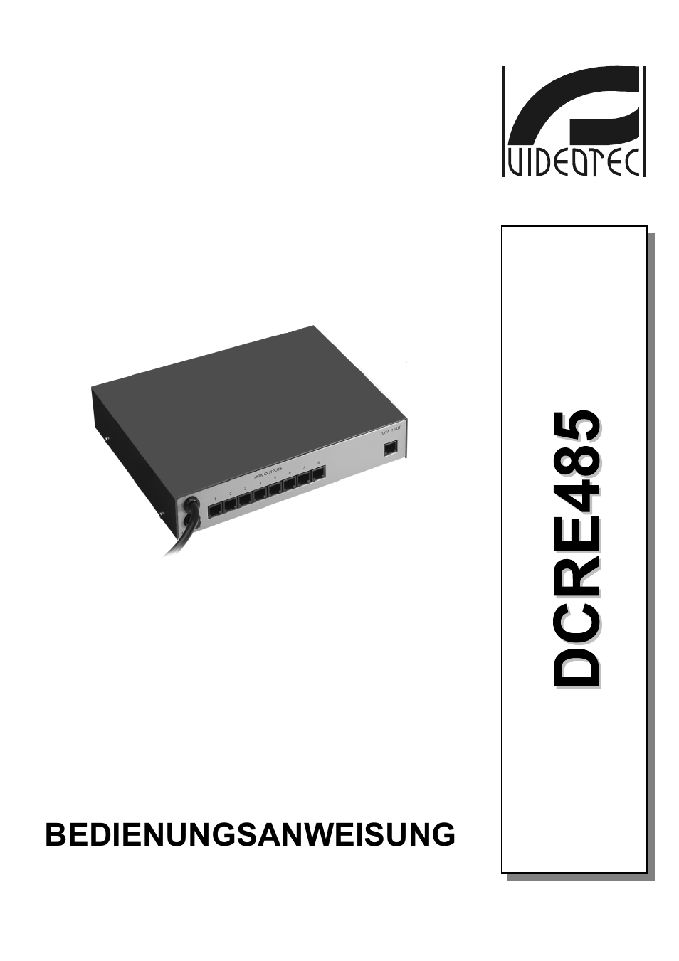 Deutsch | Videotec DCRE485 User Manual | Page 33 / 44