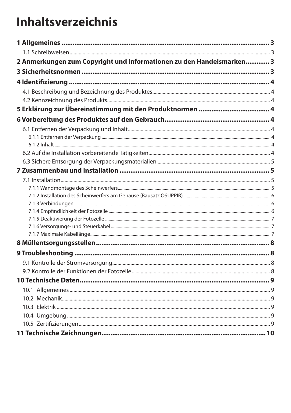 Videotec GEKO IRH User Manual | Page 34 / 44