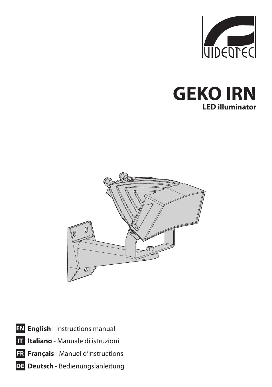 Videotec GEKO IRN User Manual | 52 pages