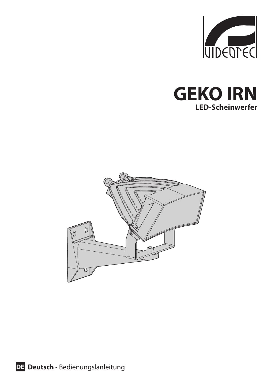 Deutsch, Geko irn | Videotec GEKO IRN User Manual | Page 39 / 52