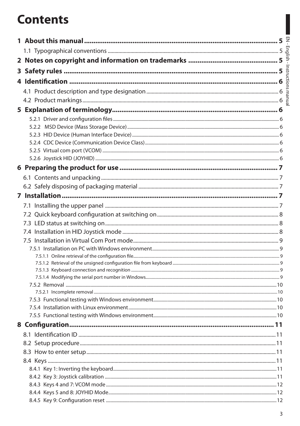 Videotec DCZ User Manual | Page 5 / 92