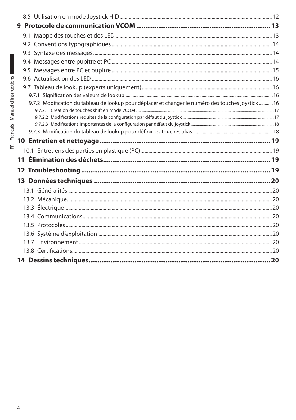 Videotec DCZ User Manual | Page 50 / 92