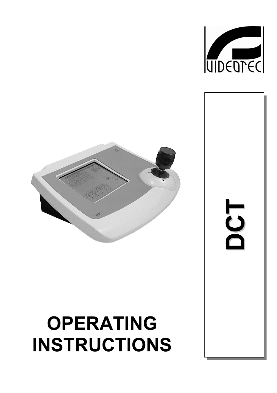 Videotec DCT User Manual | 182 pages