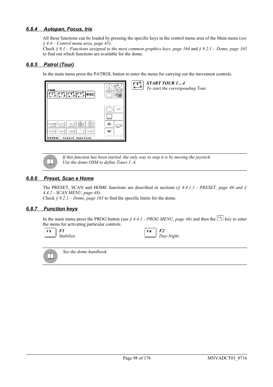 Videotec DCT User Manual | Page 100 / 182