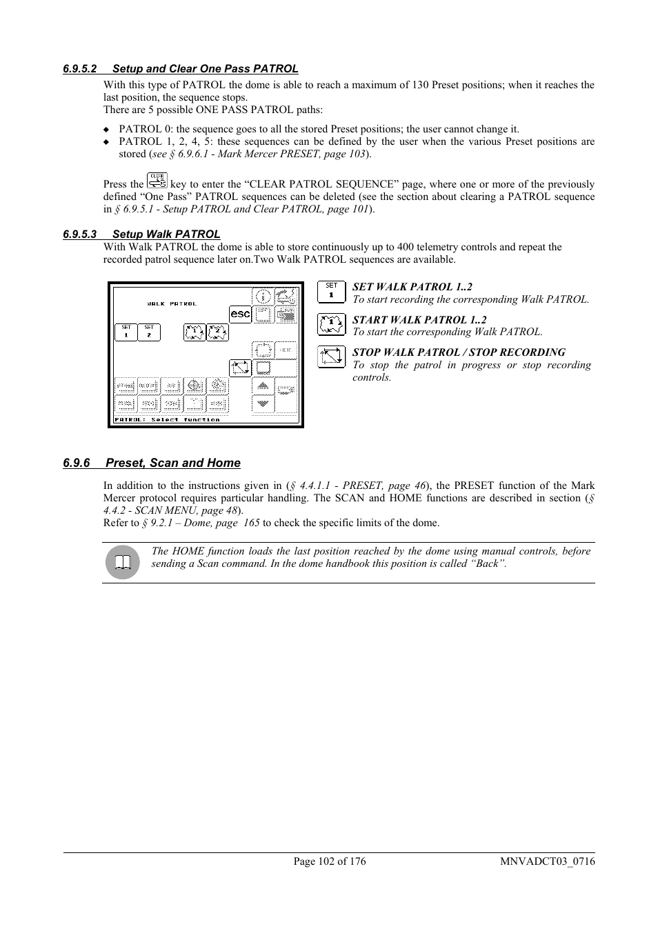 Videotec DCT User Manual | Page 104 / 182