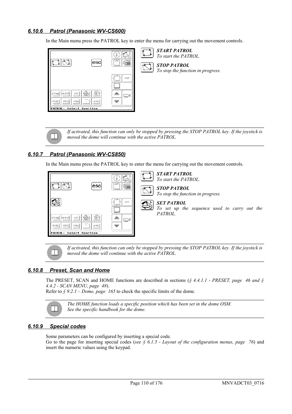 Videotec DCT User Manual | Page 112 / 182