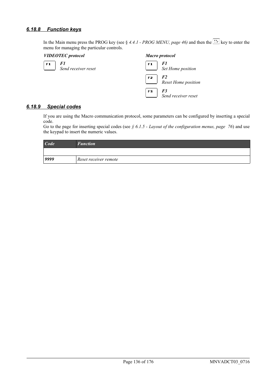 Videotec DCT User Manual | Page 138 / 182