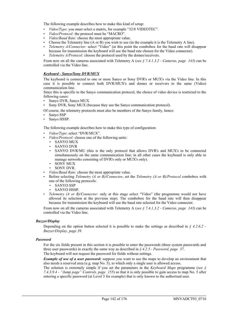 Videotec DCT User Manual | Page 144 / 182