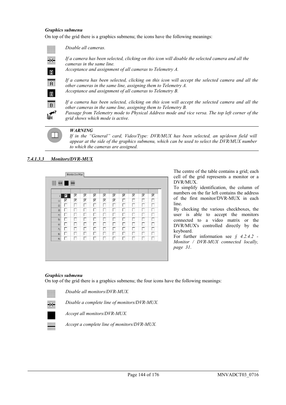 Videotec DCT User Manual | Page 146 / 182
