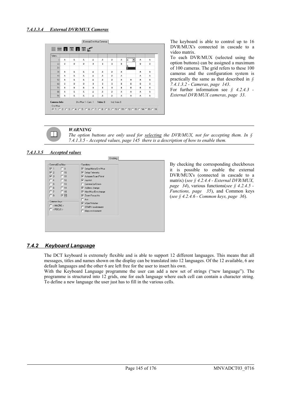 Videotec DCT User Manual | Page 147 / 182