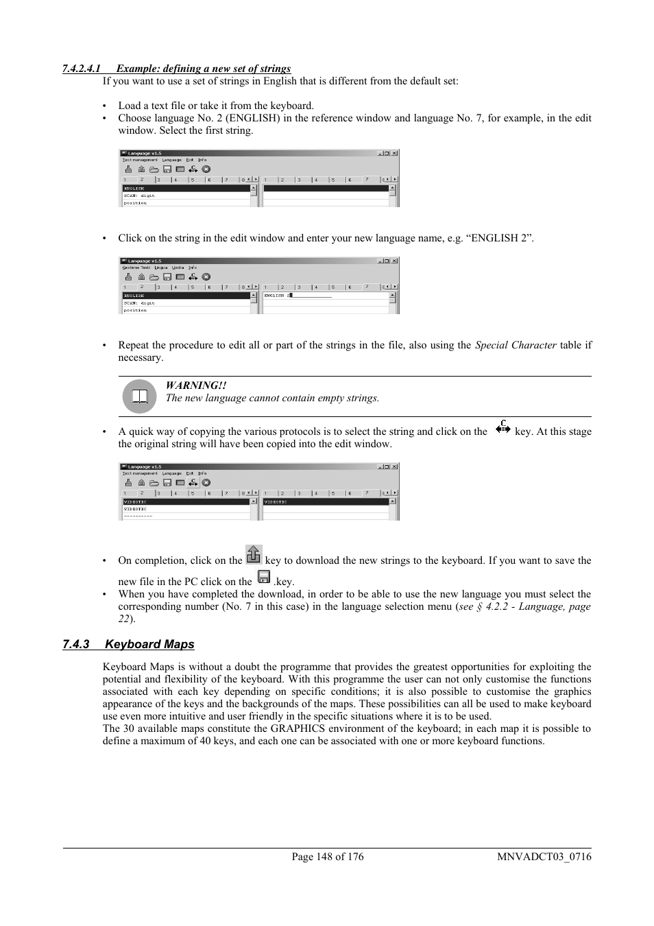 Videotec DCT User Manual | Page 150 / 182