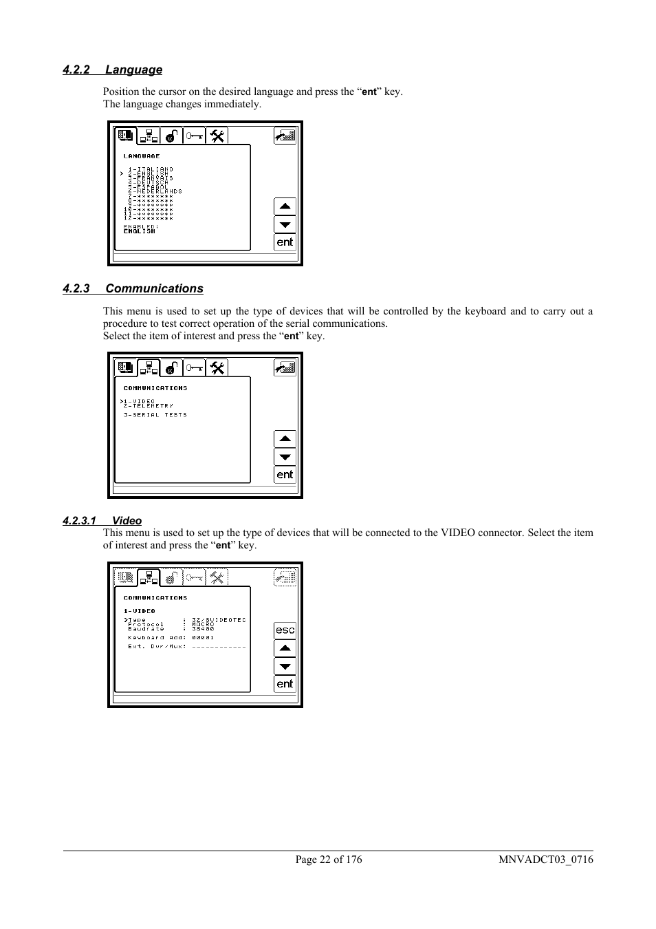 Videotec DCT User Manual | Page 24 / 182