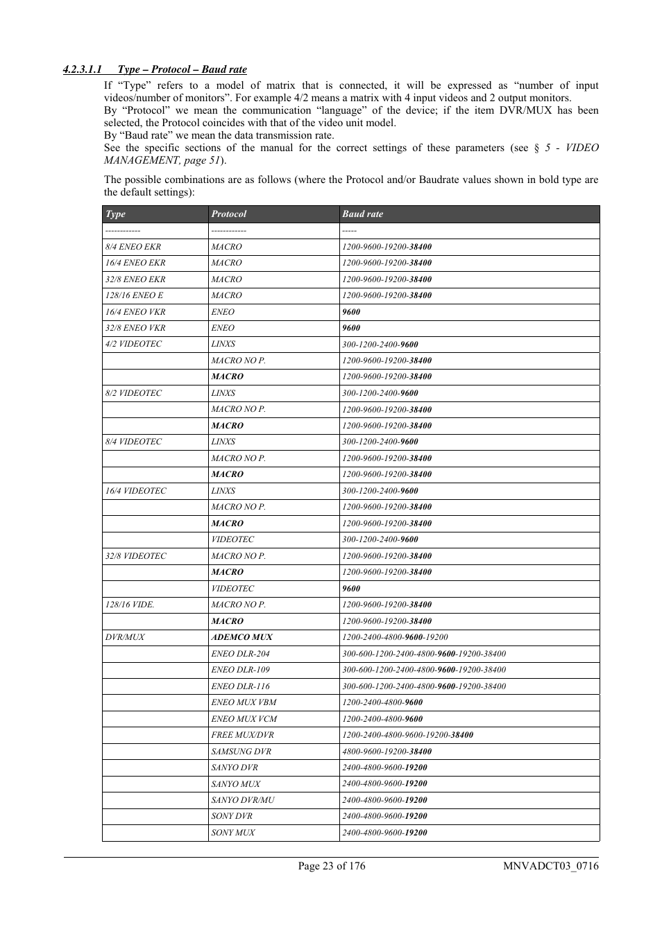 Videotec DCT User Manual | Page 25 / 182