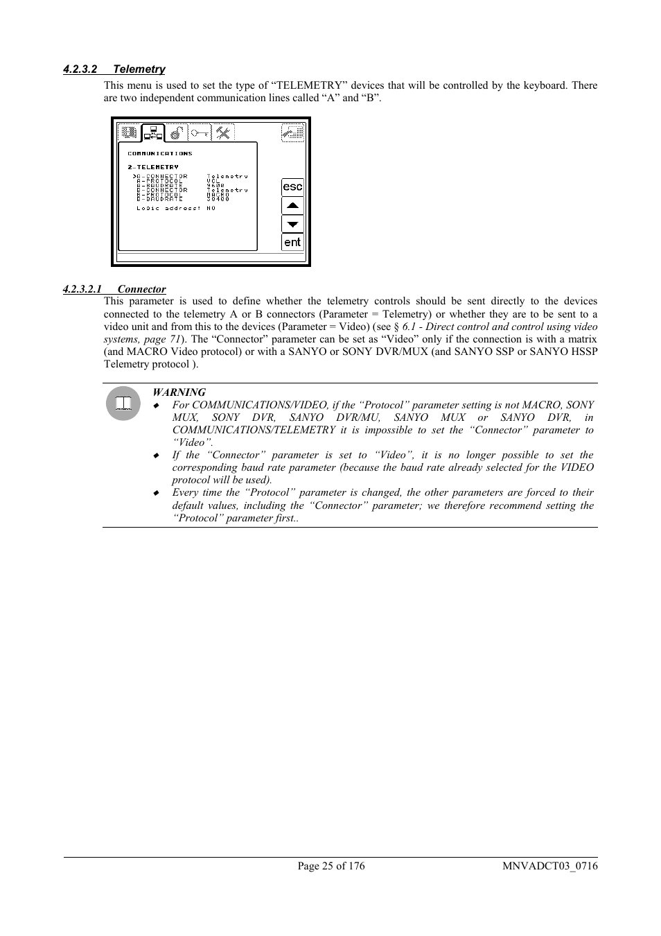 Videotec DCT User Manual | Page 27 / 182