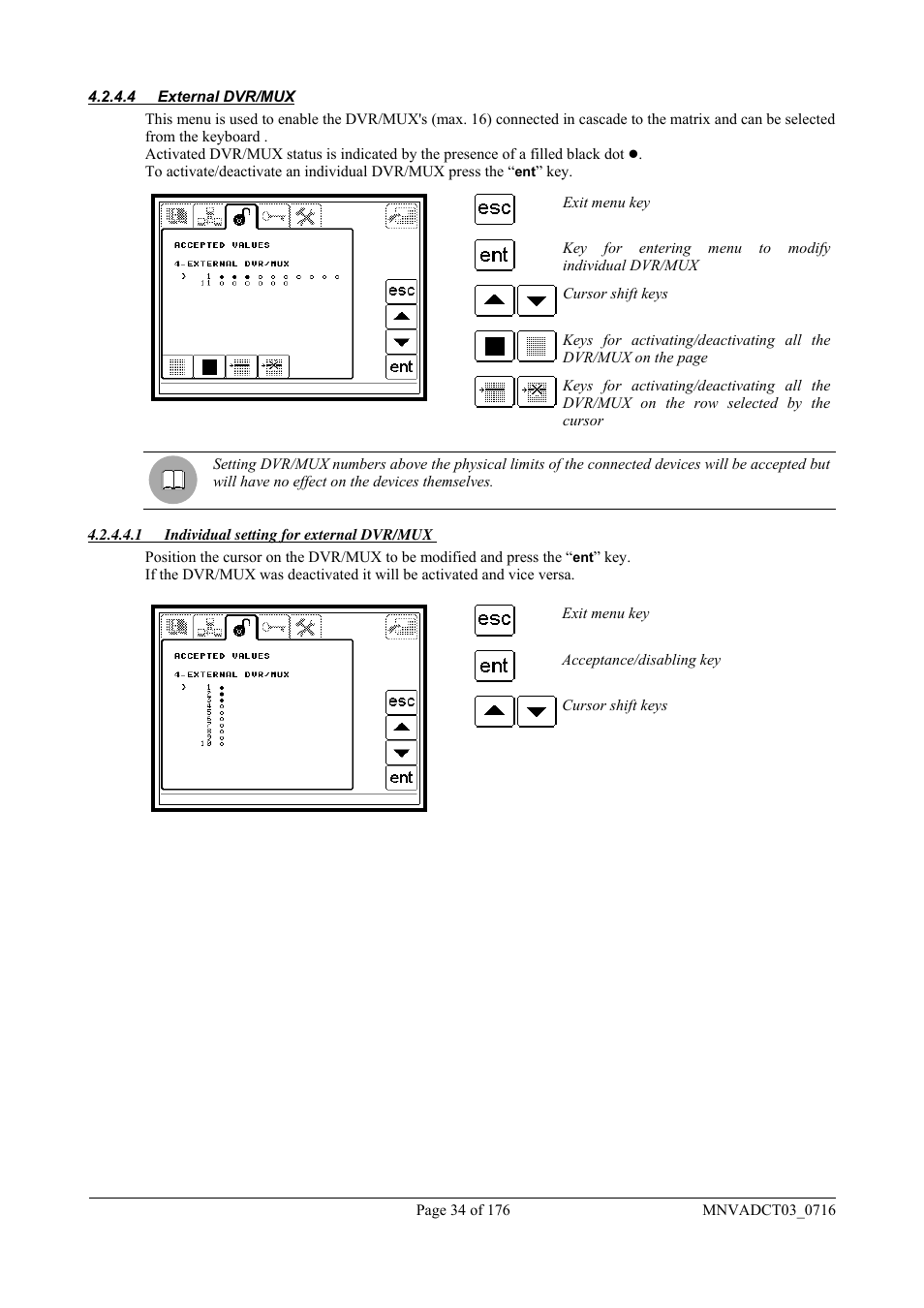 Videotec DCT User Manual | Page 36 / 182