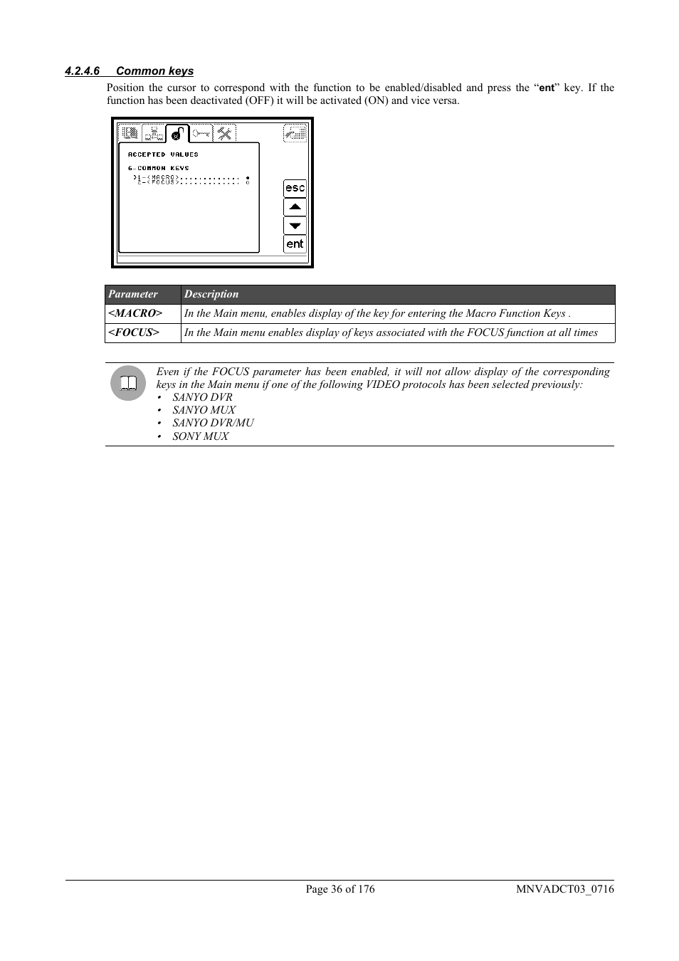 Videotec DCT User Manual | Page 38 / 182