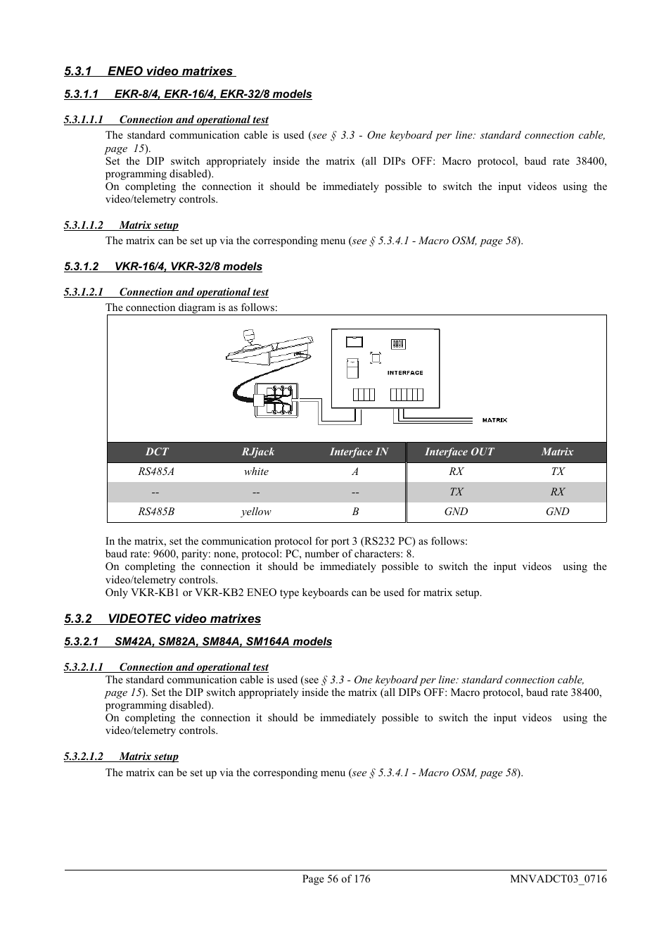 Videotec DCT User Manual | Page 58 / 182