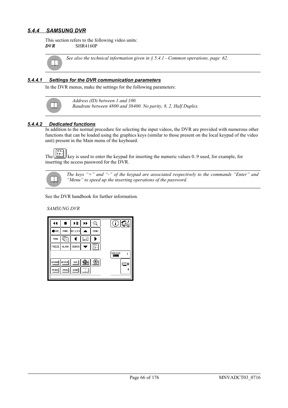 Videotec DCT User Manual | Page 68 / 182