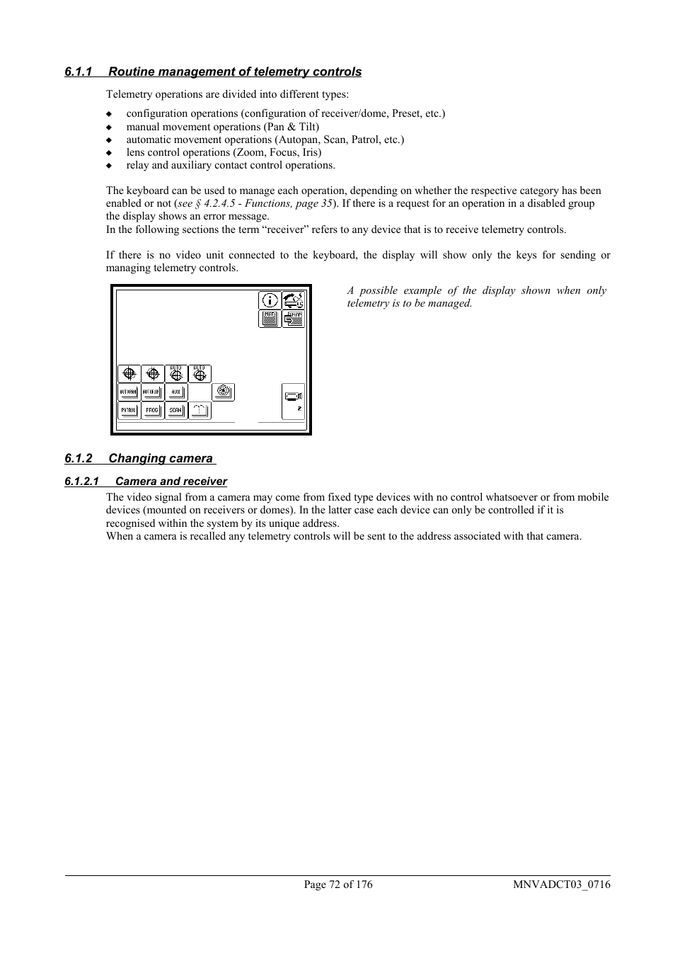 Videotec DCT User Manual | Page 74 / 182
