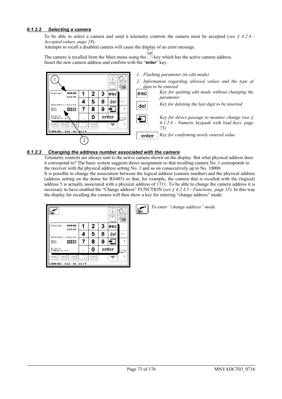 Videotec DCT User Manual | Page 75 / 182