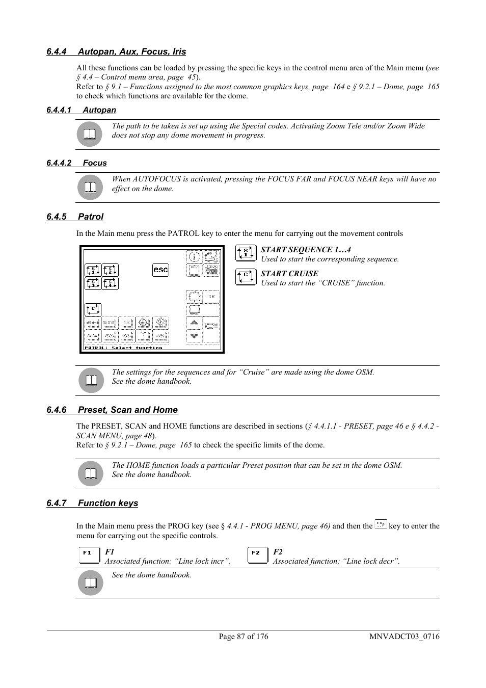 Videotec DCT User Manual | Page 89 / 182