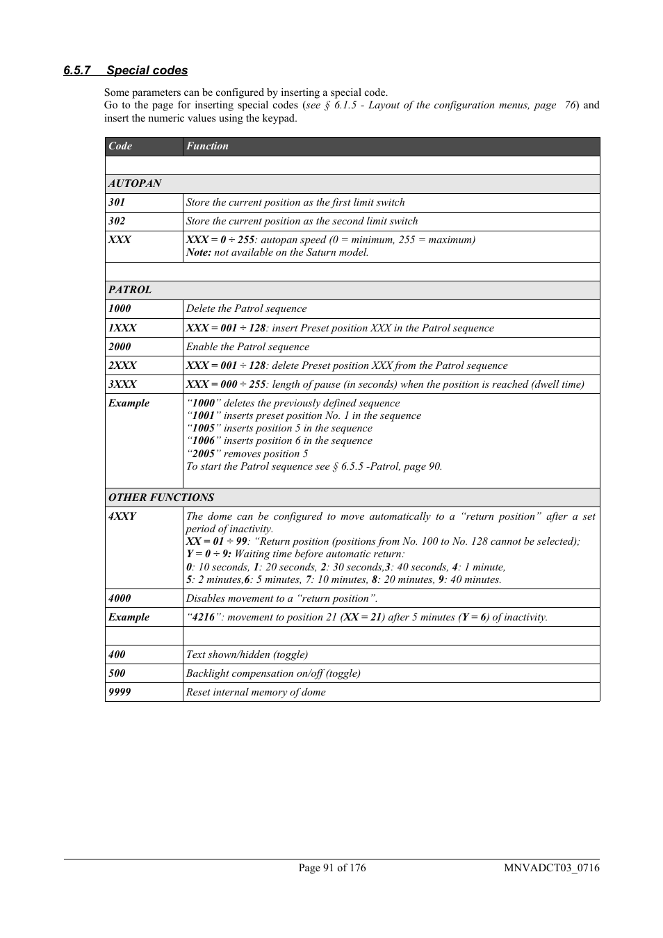 Videotec DCT User Manual | Page 93 / 182