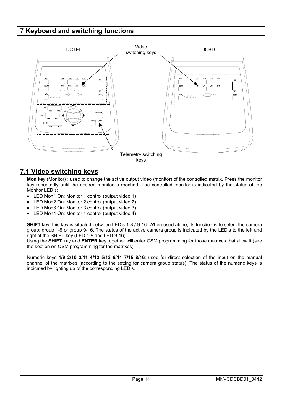 Videotec DCTEL User Manual | Page 38 / 86