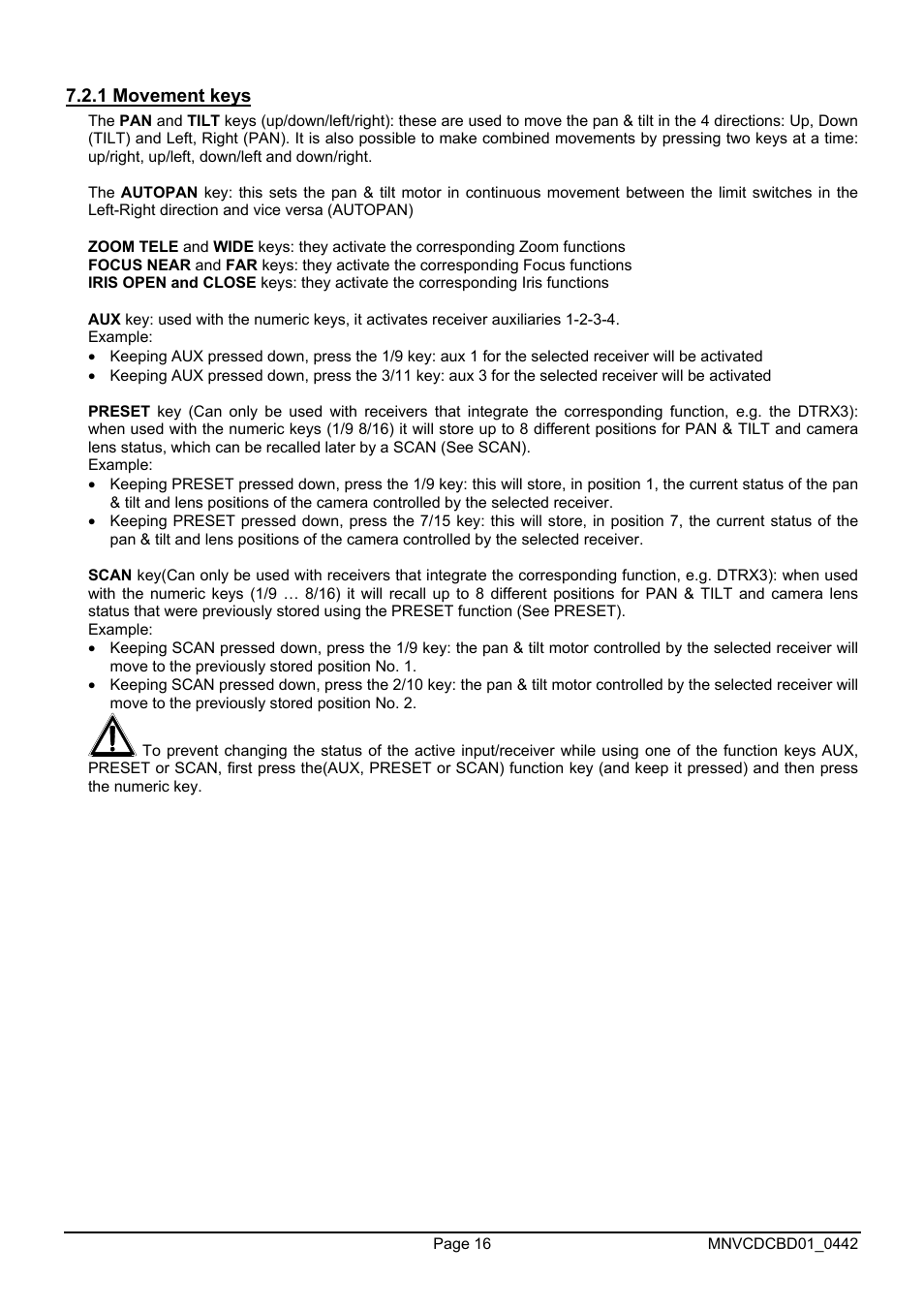 Videotec DCTEL User Manual | Page 40 / 86