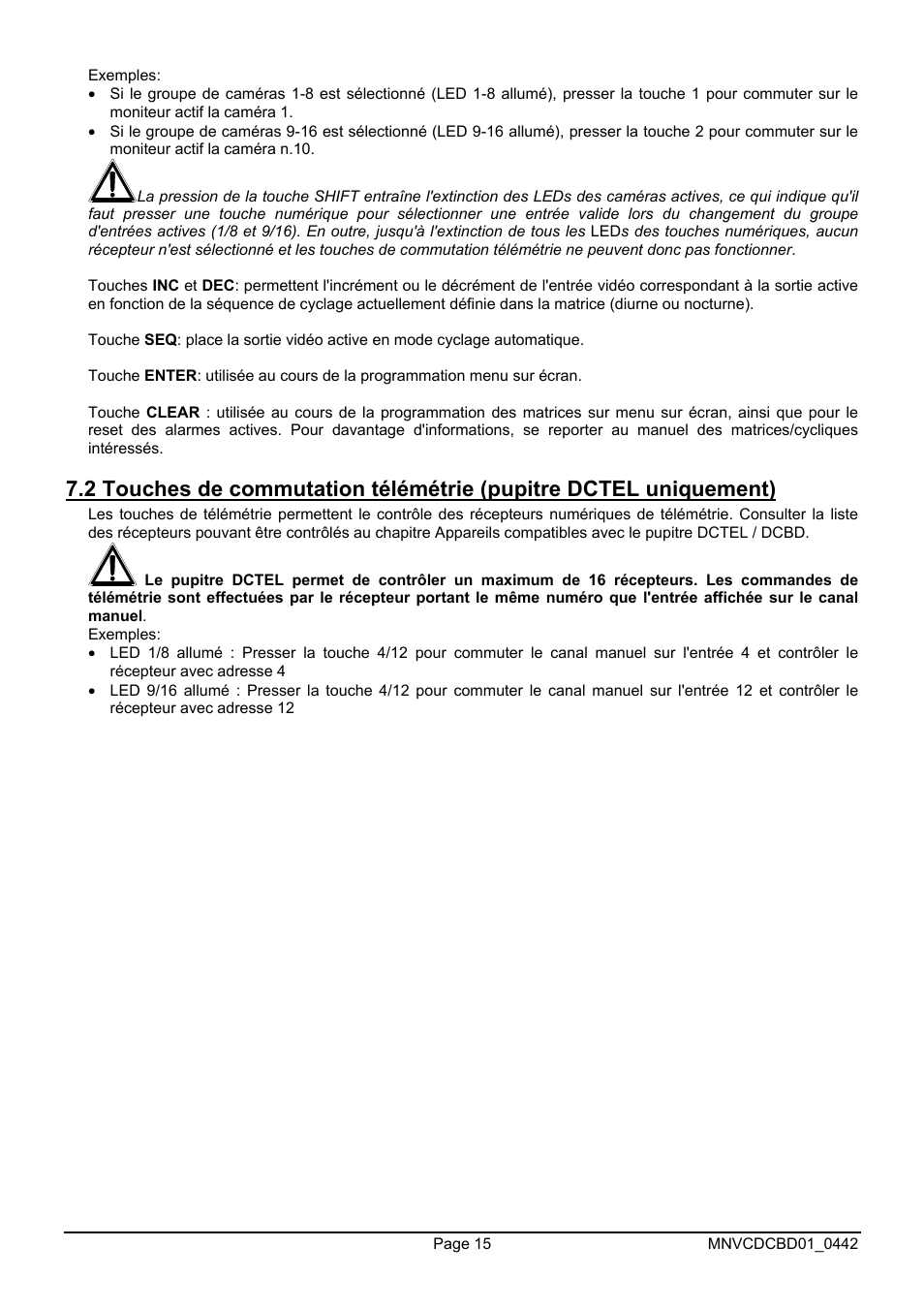 Videotec DCTEL User Manual | Page 59 / 86