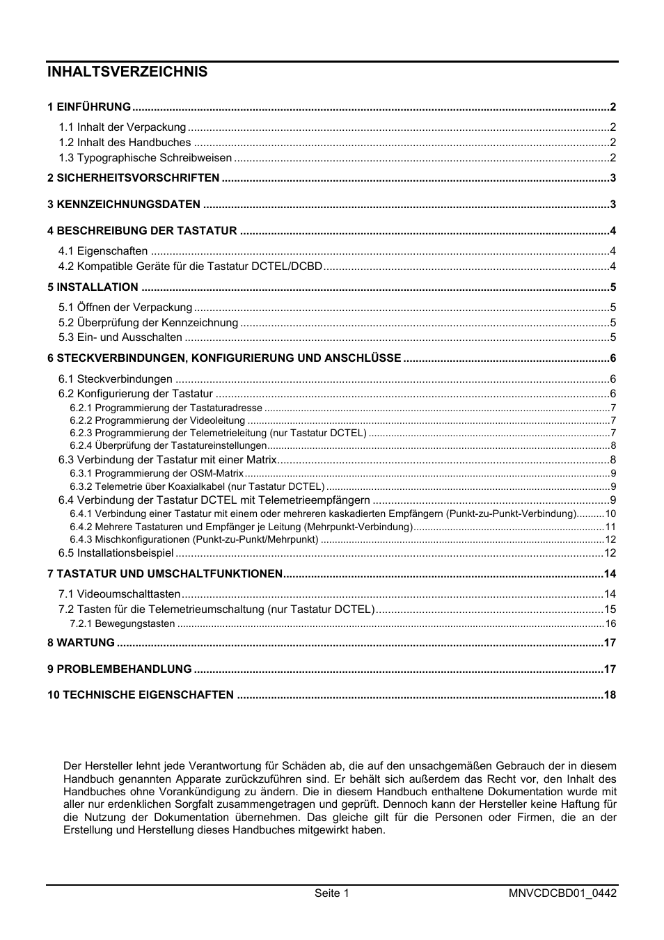 Videotec DCTEL User Manual | Page 65 / 86