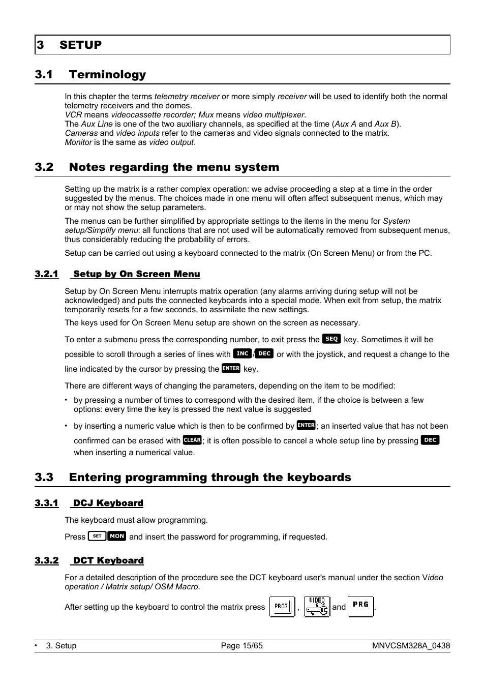 Videotec SM328B User Manual | Page 17 / 72