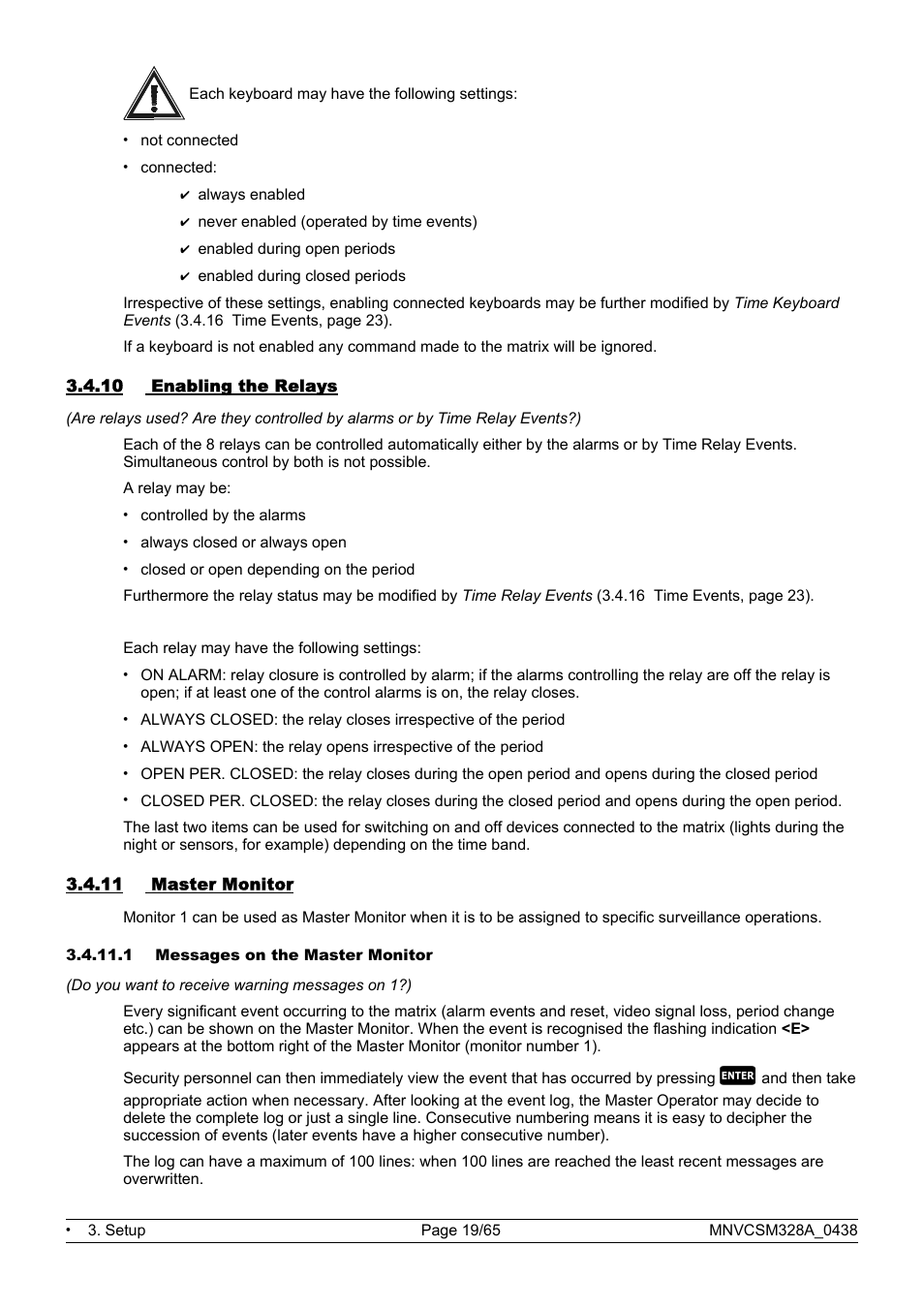 Videotec SM328B User Manual | Page 21 / 72