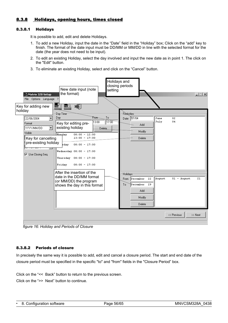 Videotec SM328B User Manual | Page 58 / 72