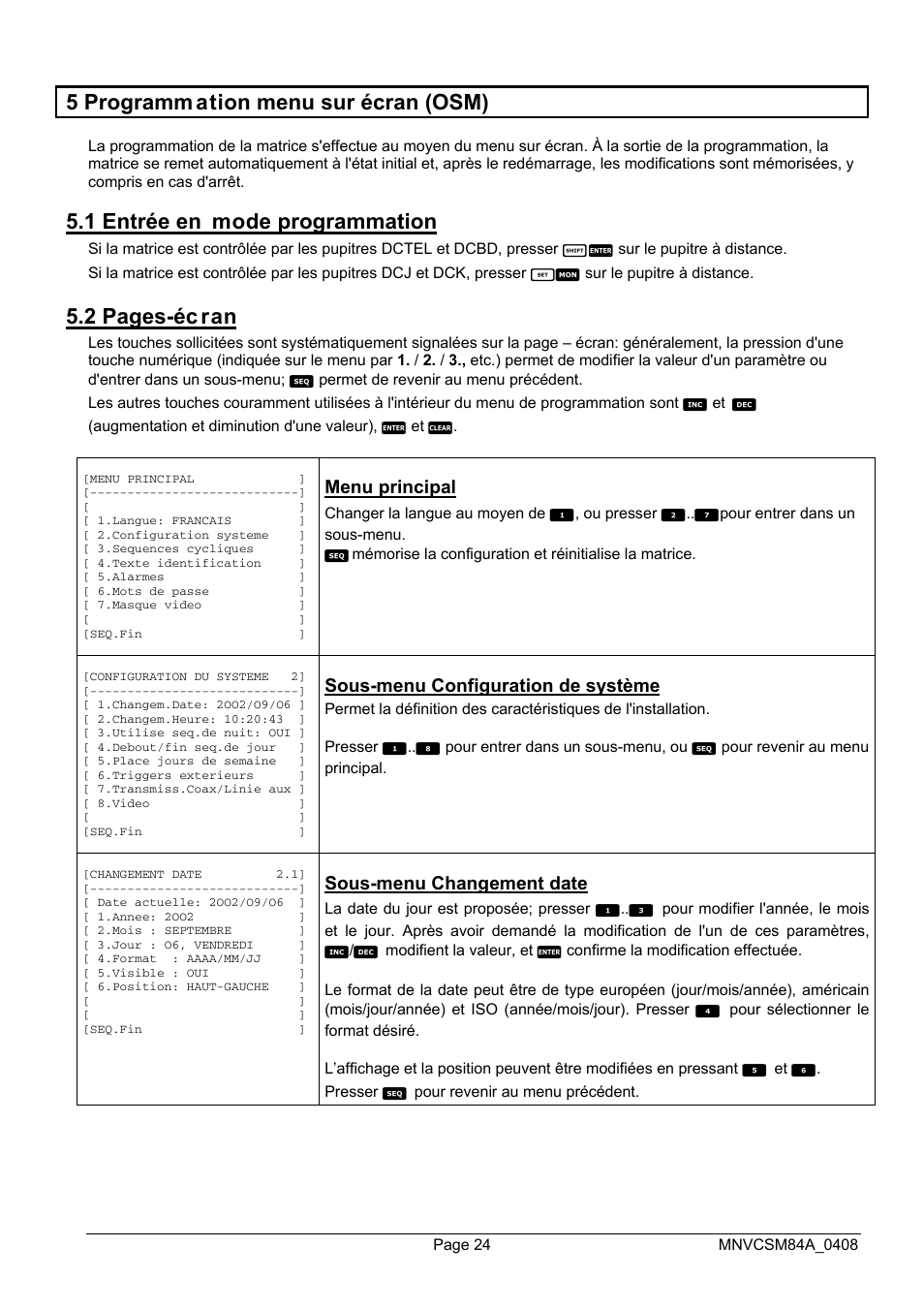 Videotec SM164B User Manual | Page 100 / 150