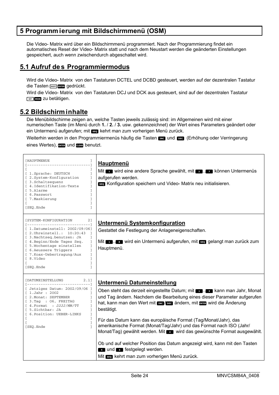 Videotec SM164B User Manual | Page 136 / 150