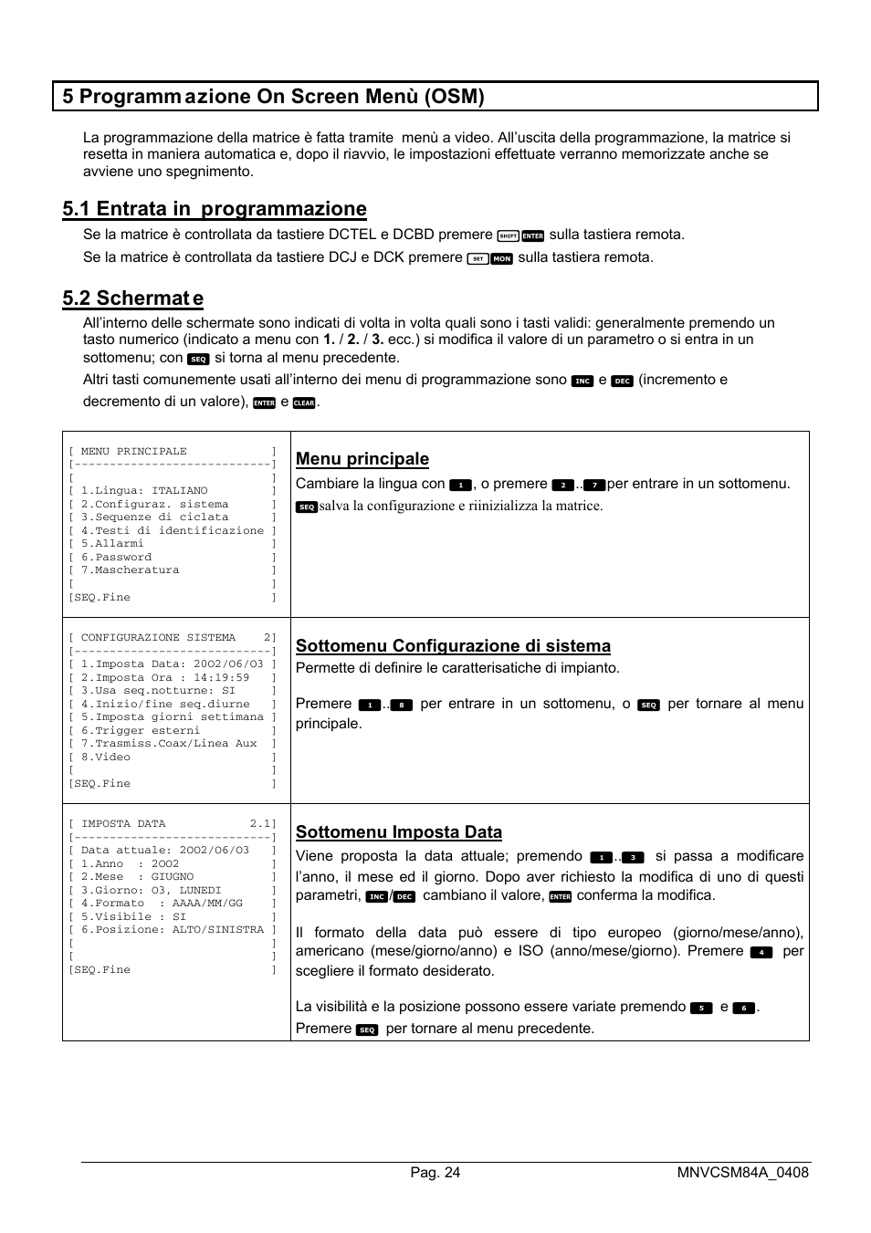 Videotec SM164B User Manual | Page 28 / 150