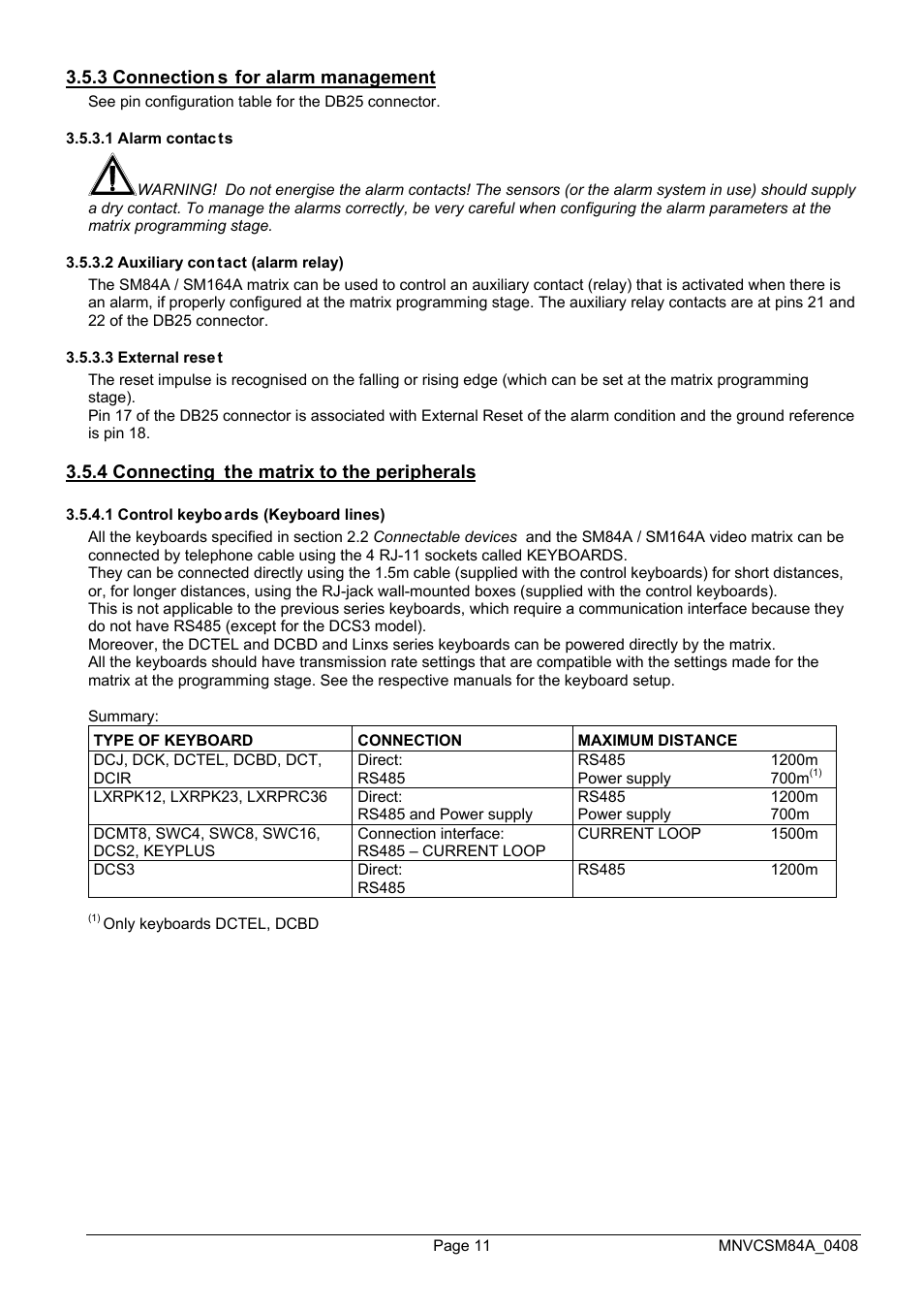 Videotec SM164B User Manual | Page 51 / 150