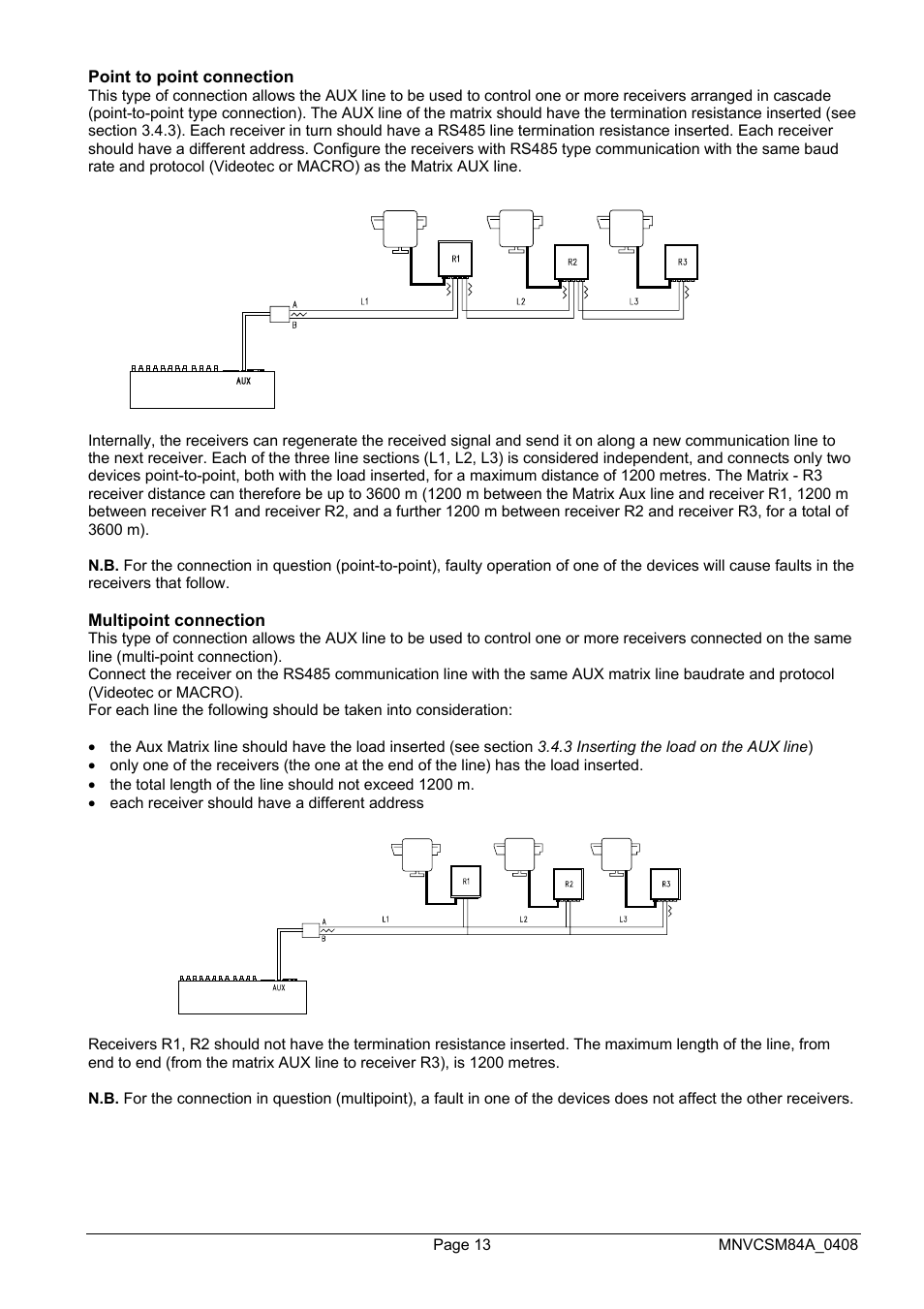 Videotec SM164B User Manual | Page 53 / 150