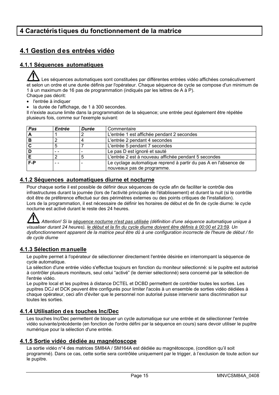Videotec SM164B User Manual | Page 91 / 150