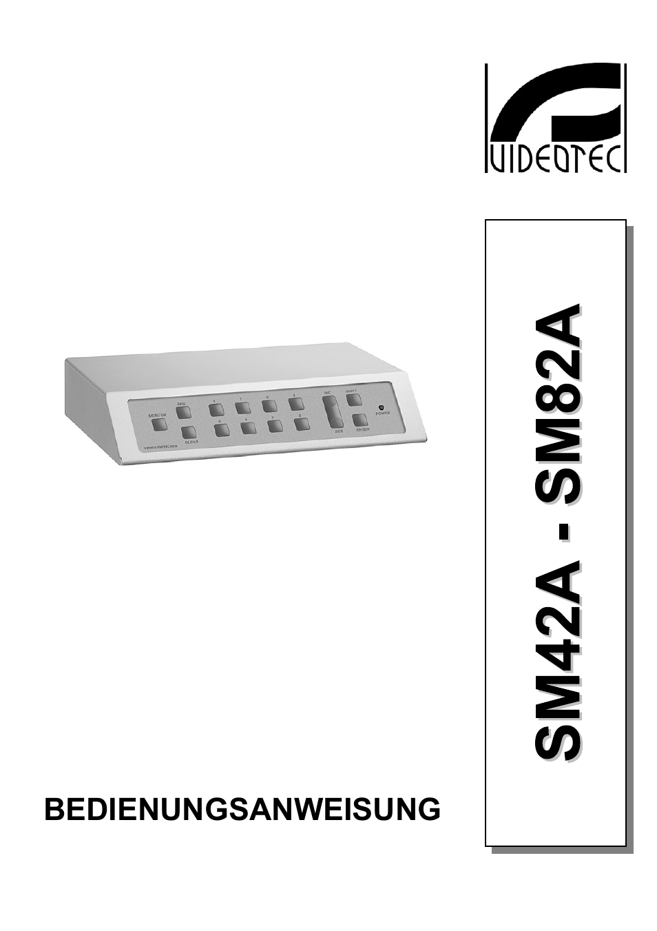 Deutsch | Videotec SM82A User Manual | Page 105 / 142