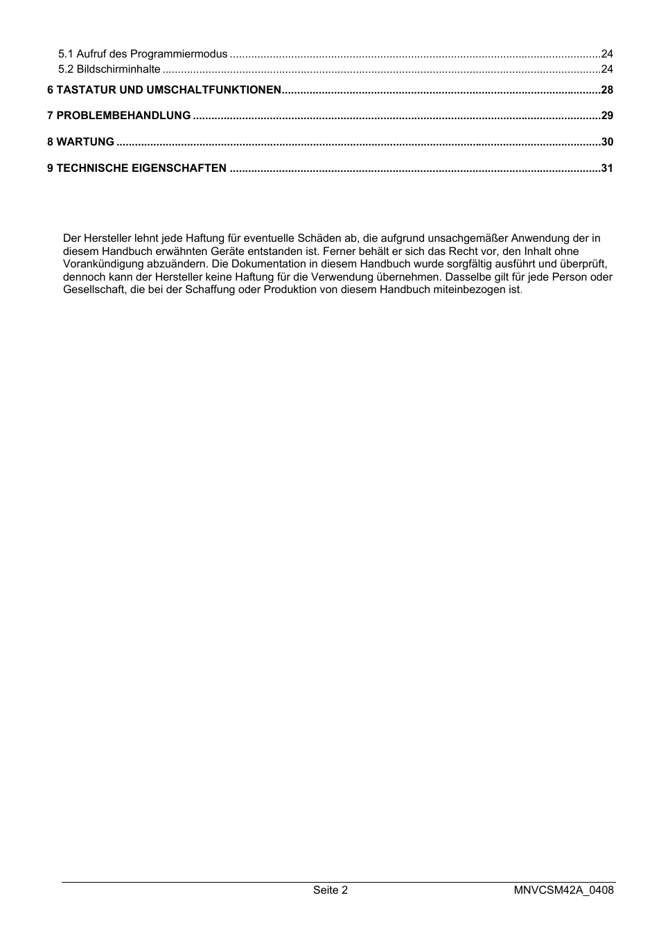 Videotec SM82A User Manual | Page 108 / 142