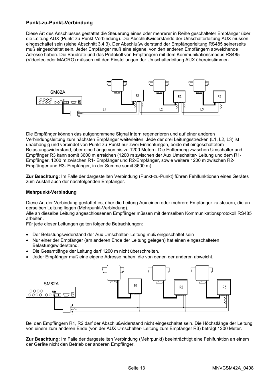 Videotec SM82A User Manual | Page 119 / 142