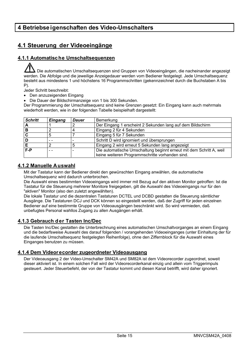 Videotec SM82A User Manual | Page 121 / 142