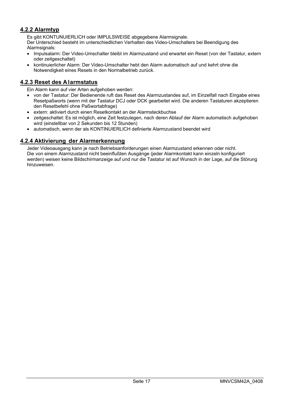 Videotec SM82A User Manual | Page 123 / 142