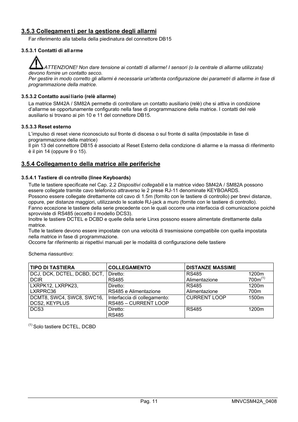 Videotec SM82A User Manual | Page 15 / 142